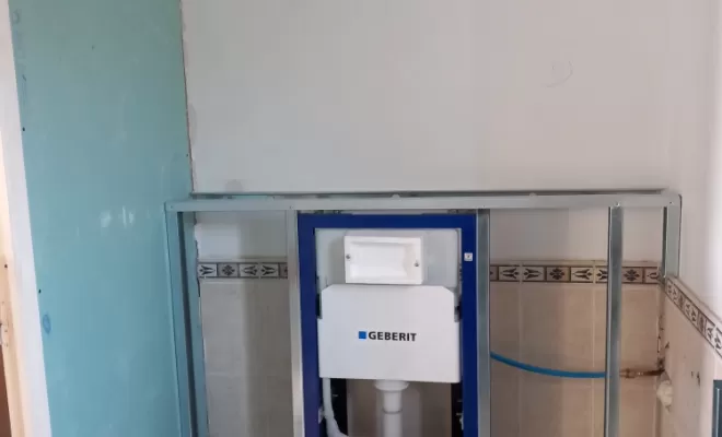 Création d'un wc suspendu à Saint-Christol-lès-Alès, Saint-Martin-de-Valgalgues, LD PLOMBERIE