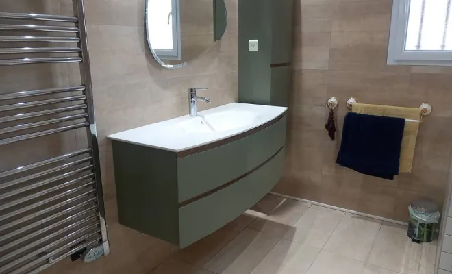 Réalisation d'une nouvelle salle de bain à Lézan, Saint-Martin-de-Valgalgues, LD PLOMBERIE